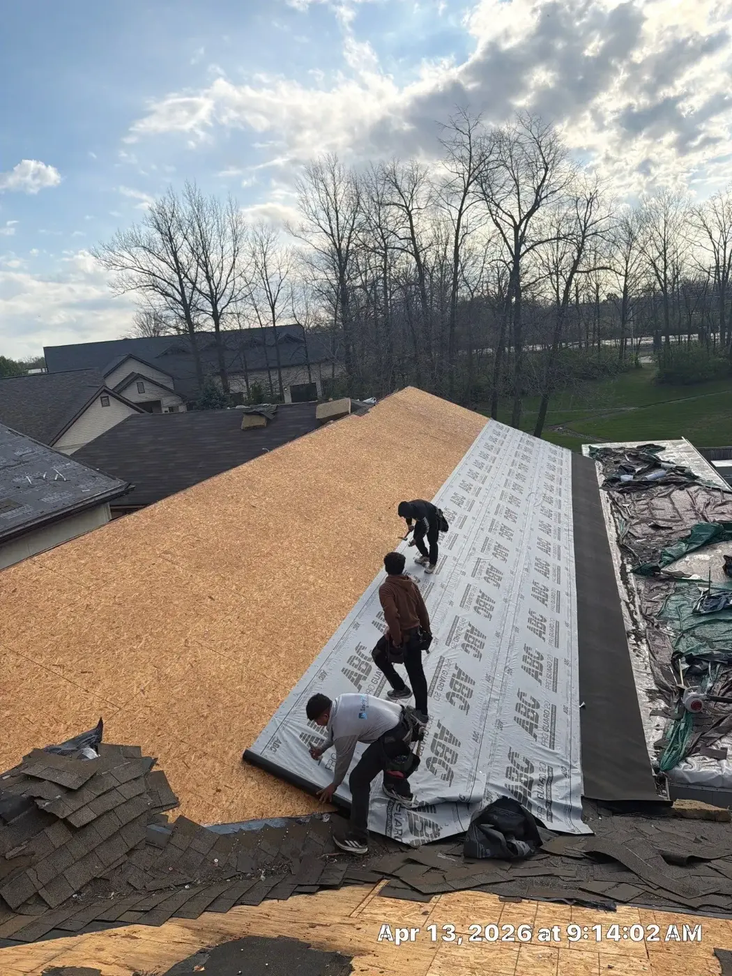 Flashing and seam work in Corydon