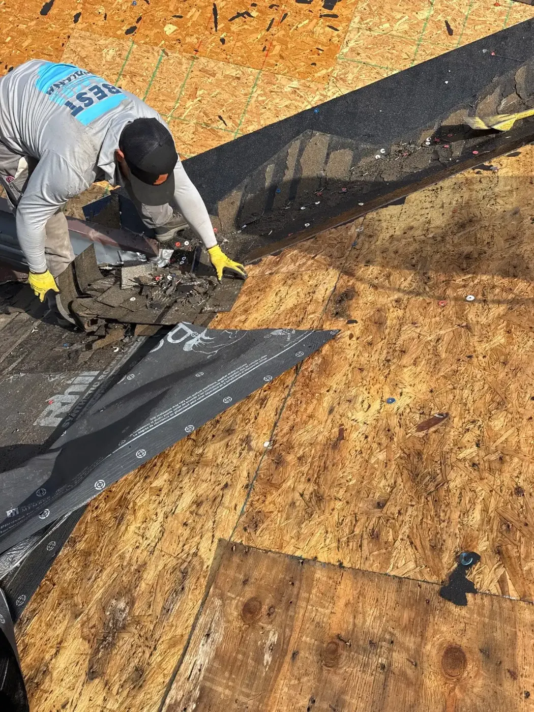 Commercial roof inspection documented in Corydon